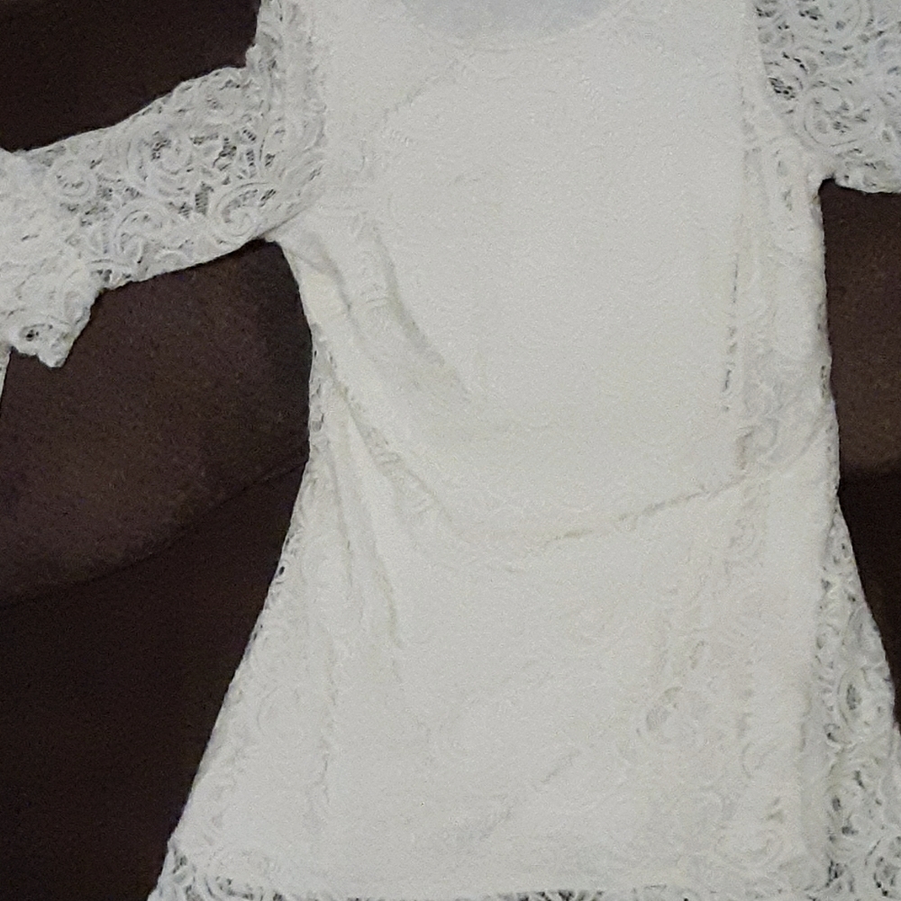 Lace Midi Casual Dress
